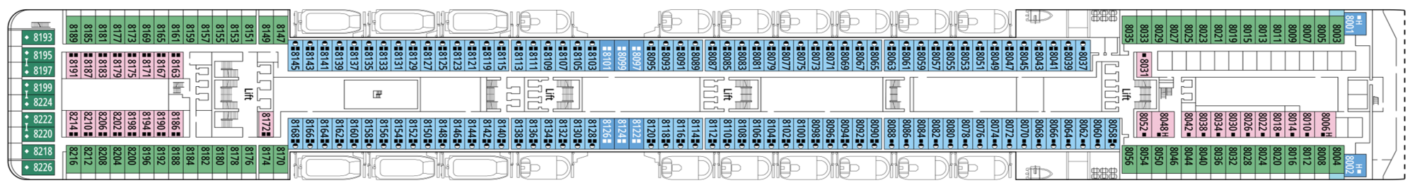 Deck 8 - Camogli plan